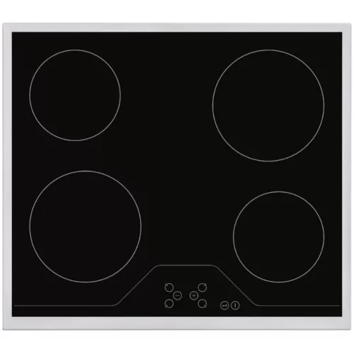 HOMEFORT HFBK64T2B Beépíthető Kerámia főzőlap Fém keretes, 6000 W, Érintőszenzoros, Gyerekzár, Booster funkció