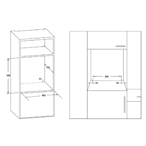 HOMEFORT HSB64DGX Beépíthető Sütő 9 funkcióval