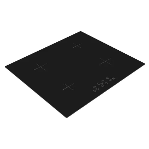 HOMEFORT HFBI64T0B Beépíthető Indukciós főzőlap Keret nélküli, 7400 W, Érintőszenzoros, Gyerekzár, Booster funkció