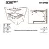 HOMEFORT HFBI64T0B Beépíthető Indukciós főzőlap Keret nélküli, 7400 W, Érintőszenzoros, Gyerekzár, Booster funkció