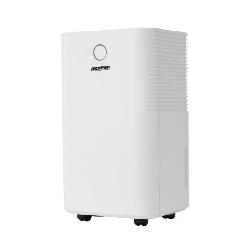 HOMEFORT HPMS12W Páramentesítő, 12 L/nap, Digitális kijelző, Gyerekzár, Időzítő, 2 L tartály, Telítettségjelző, Zajszint: 38 dB, Kivezethető cseppvíz