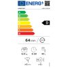 HOMEFORT HME16100UW Elöltöltős mosógép D energiaosztály, 6 kg, Keskeny mélység, 1000 fordulat/perc, Centrifugálási zajszint: 79 dB, Inverter motor nélkül, Gőzfunkcióval