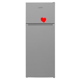 HOMEFORT HHSF2212S Felülfagyasztós hűtőszekrény E Energiaosztály, Hűtő: 171L, Fagyasztó: 42L, Nofrost nélkül, Zajszint: 41 dB, Szél: 54 cm, Mag: 145 cm, Mély: 57 cm, Digitális kijelző nélkül   HOMEFORT HHSF2212S Felülfagyasztós hűtőszekrény E Energiaosztály, Hűtő: 171L, Fagyasztó: 42L, Nofrost nélkül, Zajszint: 41 dB, Szél: 54 cm, Mag: 145 cm, Mély: 57 cm, Digitális kijelző nélkül