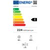 HOMEFORT HHSA2288W Alulfagyasztós hűtőszekrény E Energiaosztály, Hűtő: 204L, Fagyasztó: 84 L, Nofrost nélkül, Zajszint: 40 dB, Szél: 54 cm, Mag: 180 cm, Mély: 59.5 cm, Digitális kijelző nélkül