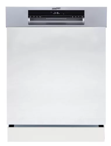 HOMEFORT HMGF0661DS Beépíthető mosogatógép, bútorlap nélkül, 14 teríték, 10.5 L fogyasztás, 7 program,  47 dB zajszint, D energiaosztály, Felső evőeszköztartó, 60 cm,  Digit. kijelző,