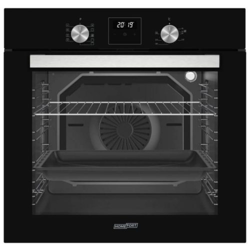 HOMEFORT HSB64DGB Beépíthető Sütő + HOMEFORT HFBI64T2B indukciós főzőlap + ajándék HOMEFORT HPK611X Beépíthető Kihúzható páraelszívó 