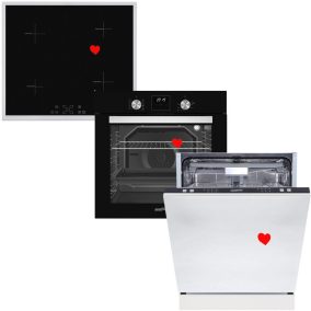 HOMEFORT HSB64DGB Beépíthető Sütő + HOMEFORT HFBI64T2B Beépíthető Indukciós főzőlap + HOMEFORT HMGB0661B Beépíthető mosogatógép   HOMEFORT HSB64DGB Beépíthető Sütő + HOMEFORT HFBI64T2B Beépíthető Indukciós főzőlap + HOMEFORT HMGB0661B Beépíthető mosogatógép