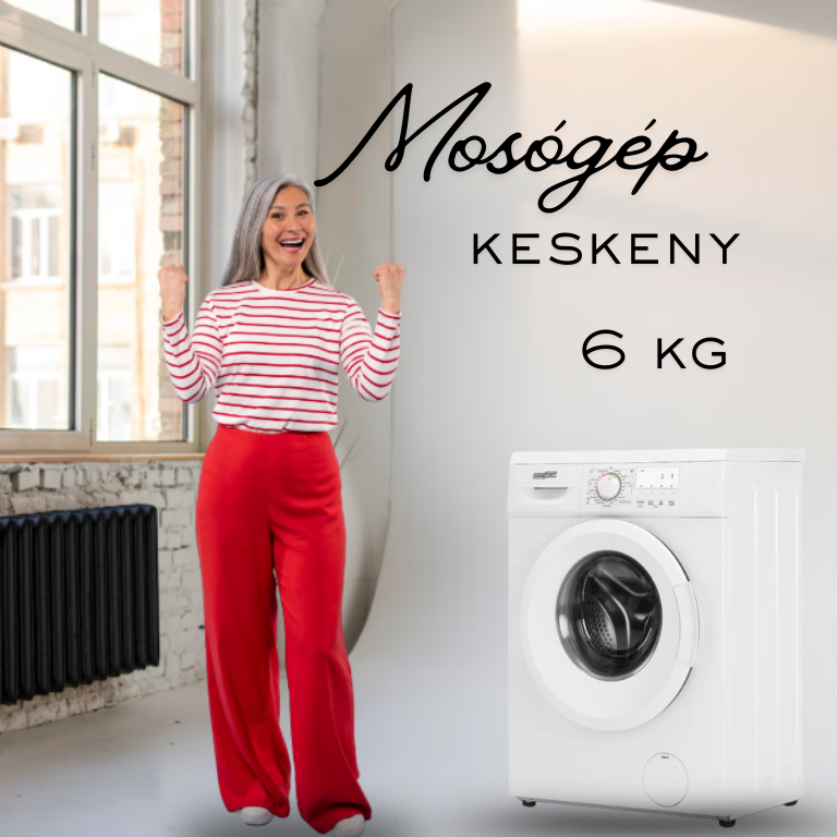 Kinek és miért ajánljuk a 6 kg-os elöltöltős mosógépeket?