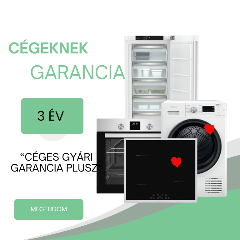 Garancia Cégeknek háztartási gépekhez! Tudta, hogy a legtöbb céges vásárláshoz nincs GARANCIA?