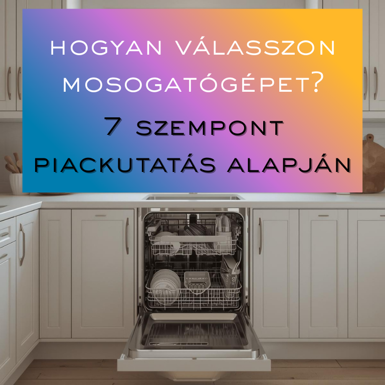 Hogyan válasszunk mosogatógépet? 7 szempont, piackutatás alapján