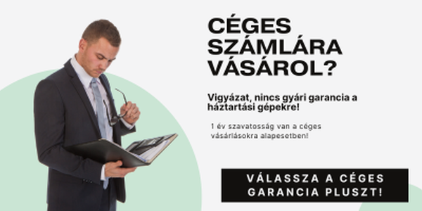 Céges garancia háztartási gépekre