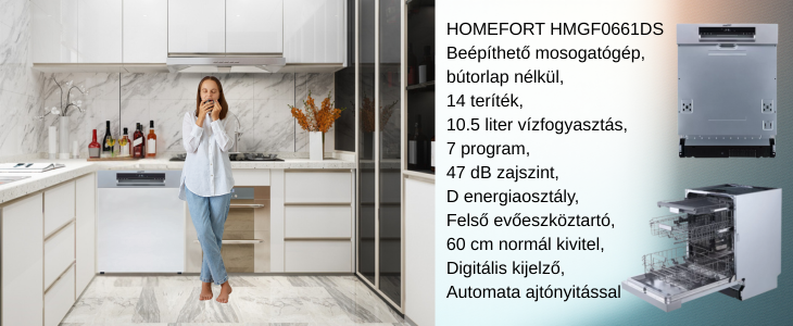homefort HMGF0661DS mosogatógép