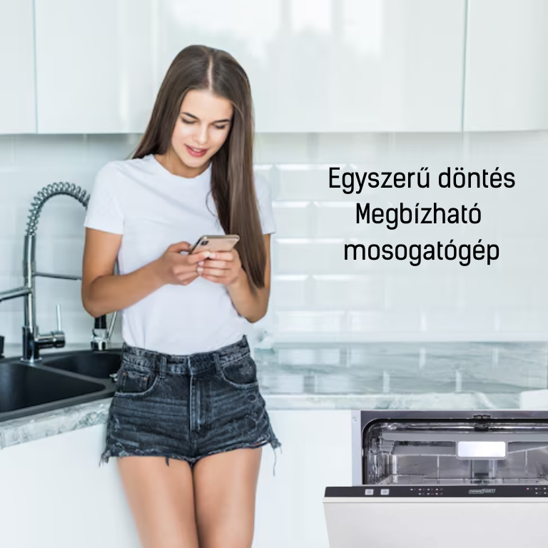 HOMEFORT beépíthető mosogatógépek – egyszerű döntés a megbízható konyháért